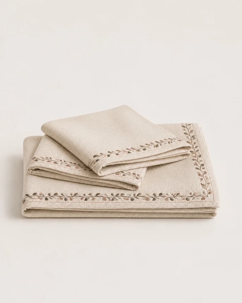 Shop handcrafted Embroidered Linens from independent makers.