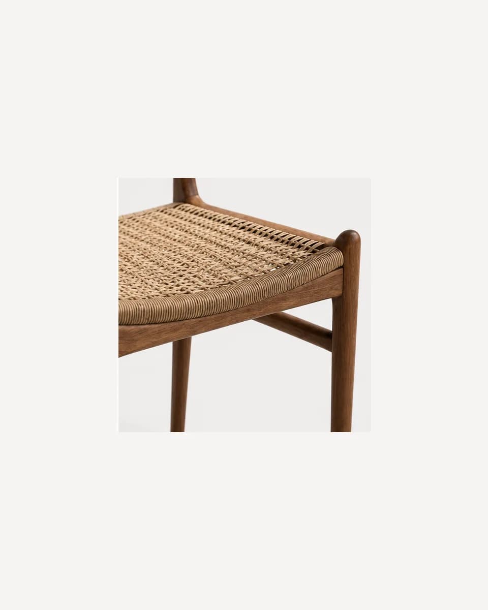 Walnut Cord Dining Chair, view 3