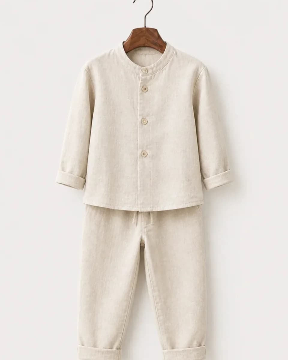 Children’s Linen Lounge Set, view 2
