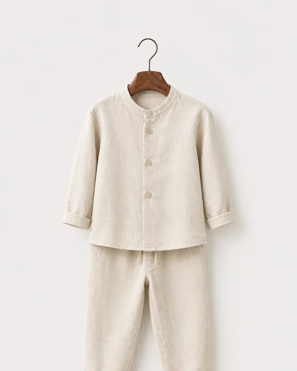 Children’s Linen Lounge Set, view 3