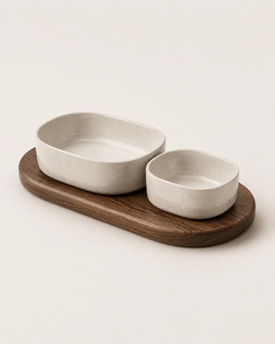 Stoneware Serving Bowl Set