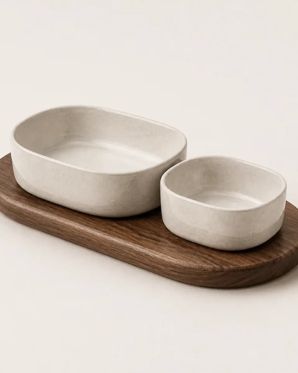 Stoneware Serving Bowl Set