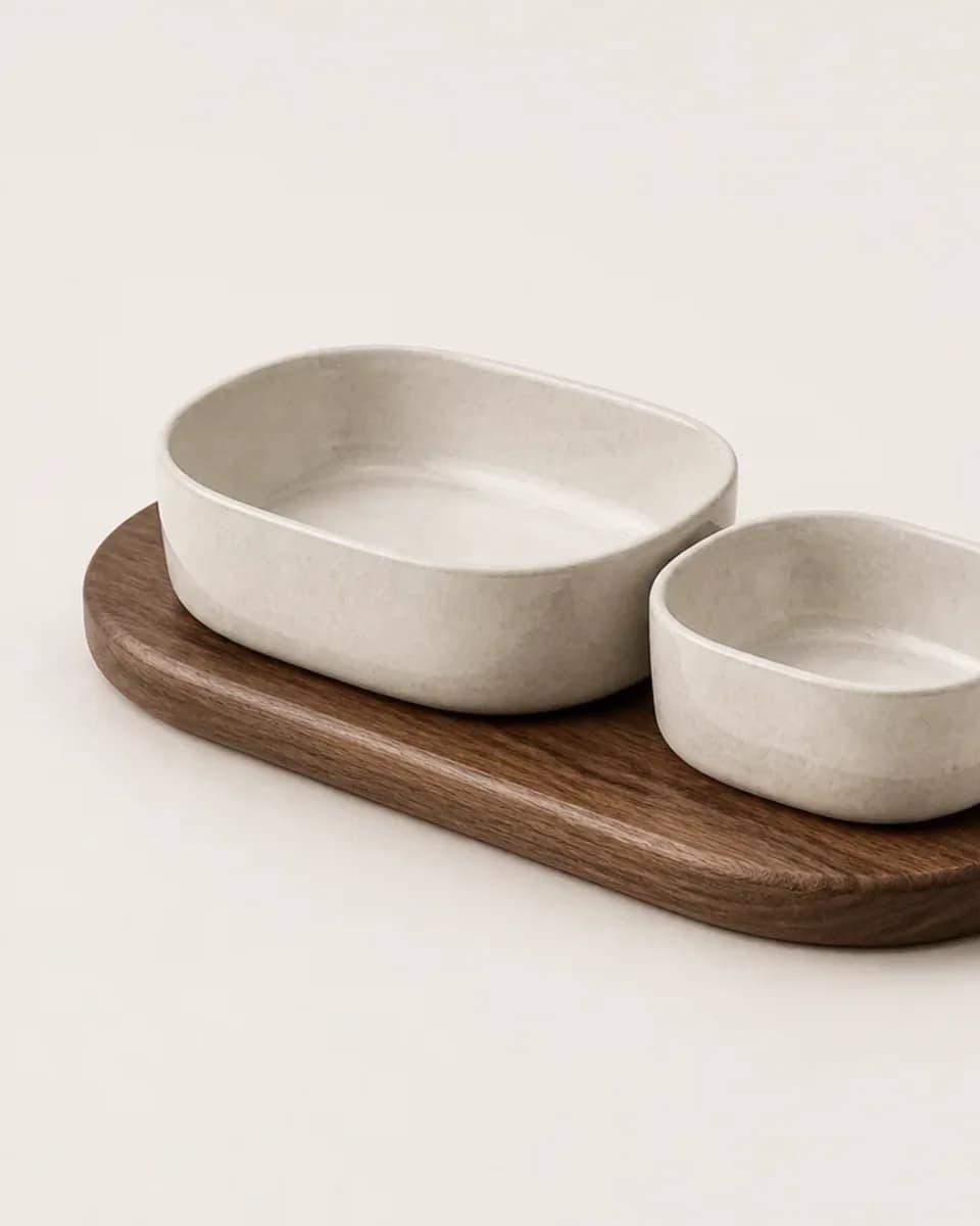 Stoneware Serving Bowl Set, view 5
