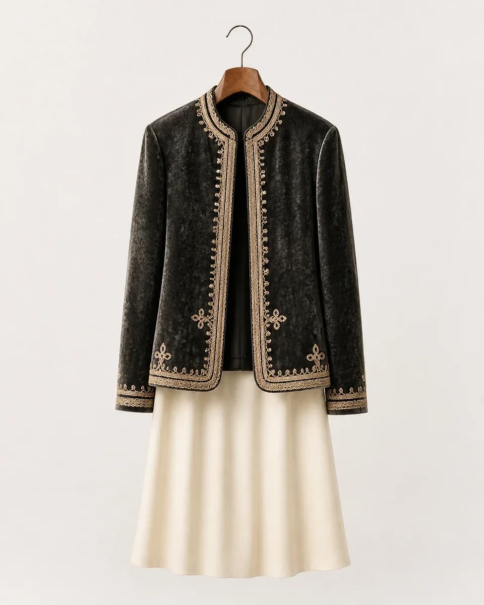 Embroidered Karakou Jacket
