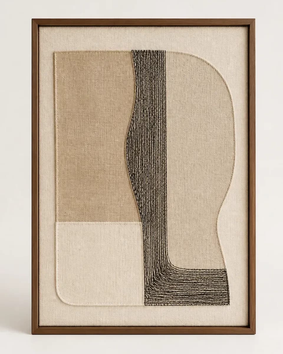Geometric Textile Wall Panel, view 2