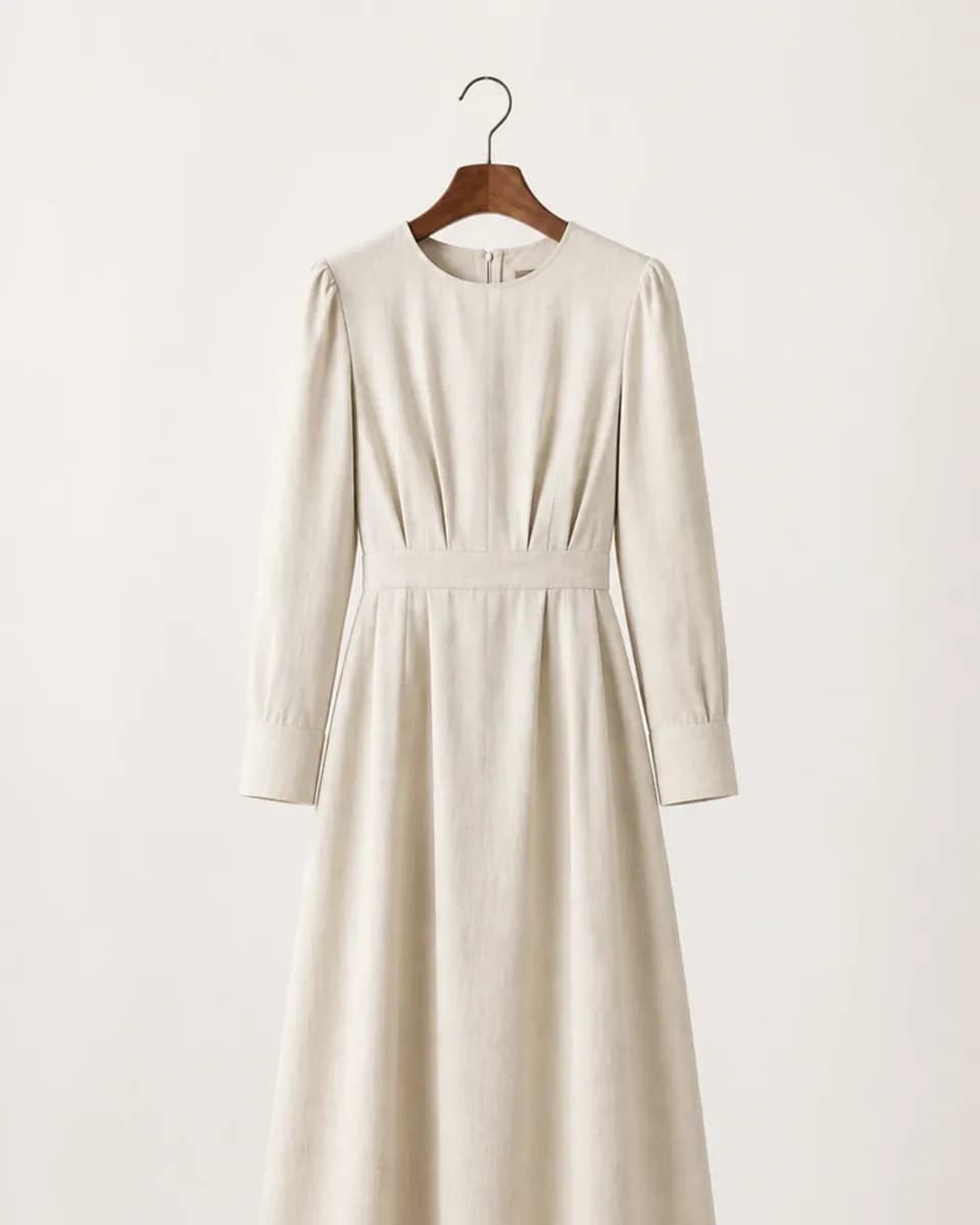 Women’s Linen Day Dress, view 3