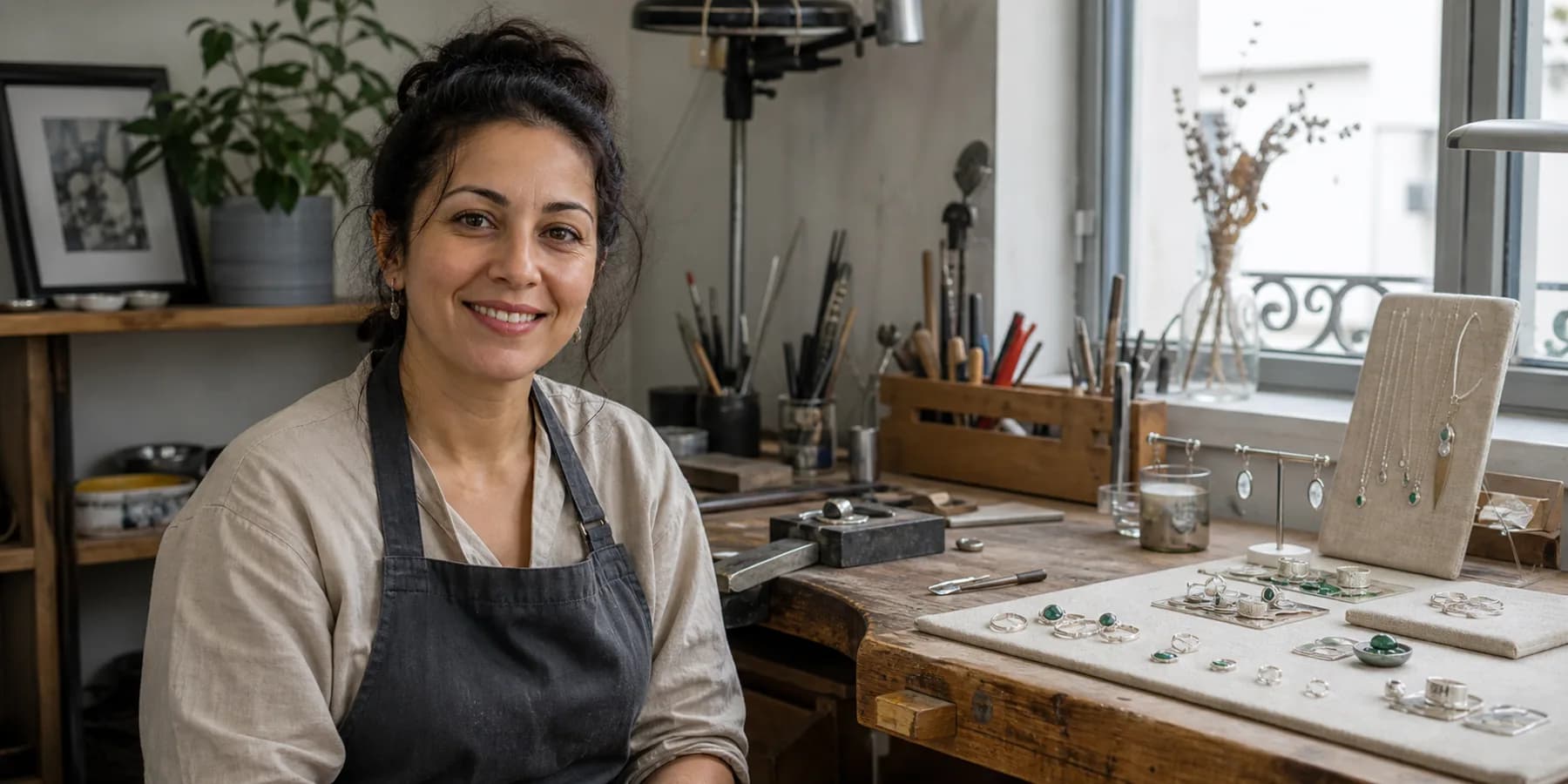 Inside the Atelier Tiziri workshop