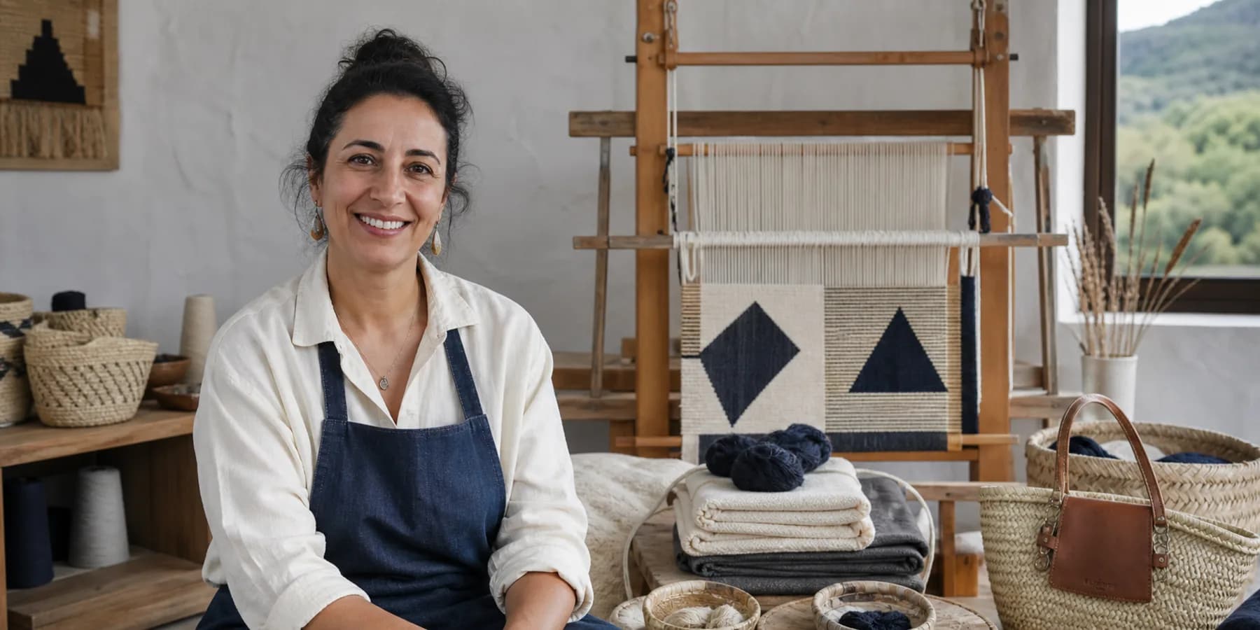 Inside the Maison Nassij Djurdjura workshop
