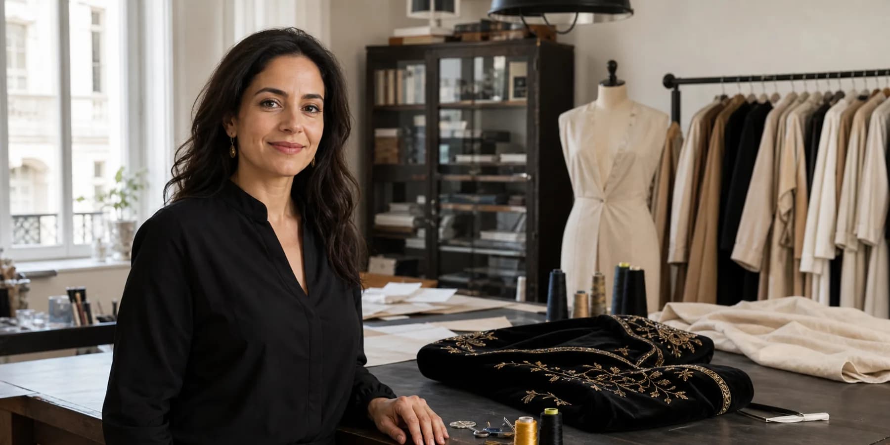 Inside the Maison El Kheyt workshop