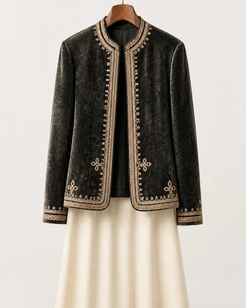 Embroidered Karakou Jacket